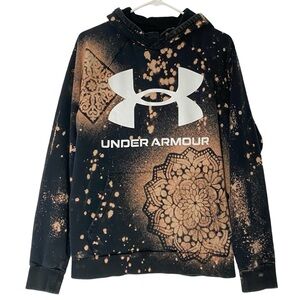 Under Armour Hoodie Sweatshirt Mens Size Medium Unisex Pullover Mandala Floral